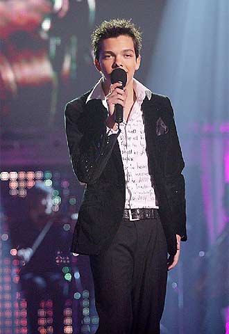 Sergio Rivero, ganador de la última edición de  Operación Triunfo. 