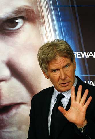 Harrison Ford, a su llegada al estreno de  Firewall  en Barcelona.