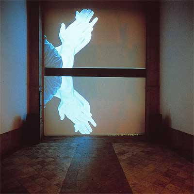 Videoinstalación 'Largometraje' (1999).