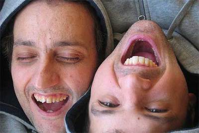 Albert Espinosa (izquierda) y Andreu Rifé, en 'Idaho y Utah'.