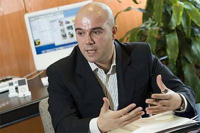 Juan Antonio Castellanos, en las oficinas de Apple en Madrid.