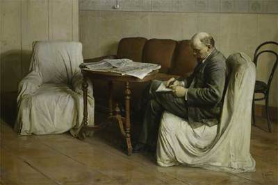  Lenin en el Smolni, 1930,   de Isaak Brodski (1883-1939), obra perteneciente al Museo Histórico Estatal de Moscú. 