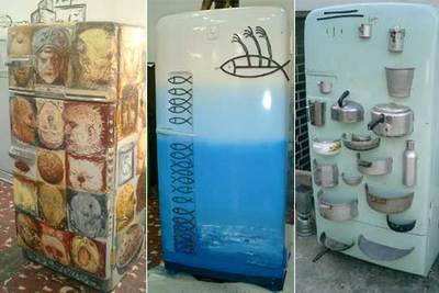 'Frío loco', de Roberto Fabelo, 'Pez Cayo', de Flora Fong, y la obra de Rafael Alonso.