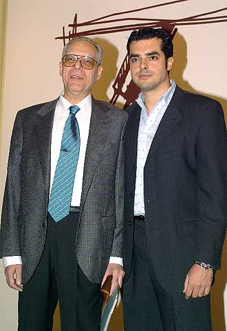 Guillermo Carnero (izquierda) y Joaquín Pérez Azaústre.