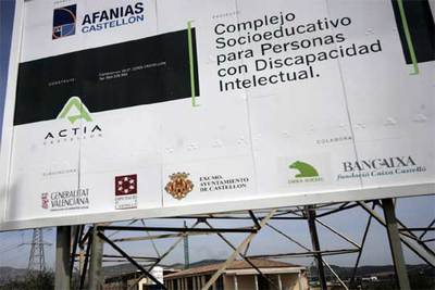 Complejo de la asociación Afanías que se construye en Castellón.