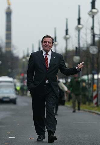 El ex canciller Gerhard Schröder, el pasado noviembre en Berlín.