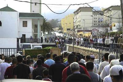 Entierro del concejal asesinado en Ceuta.