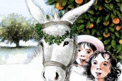 Ilustración de Jesús Gabán para 'Estampas de Platero y yo', de Juan Ramón Jiménez.