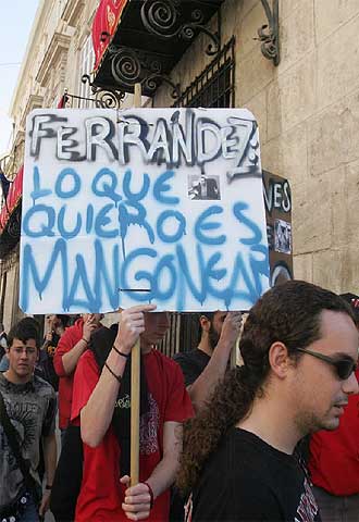 Contra la corrupción en Orihuela