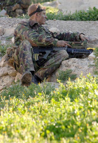 Príncipe en la trinchera