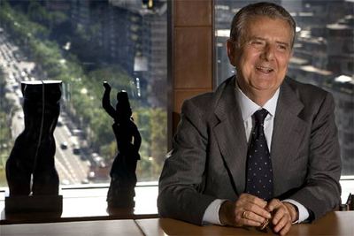 Javier Godó, el pasado martes, en su despacho de la presidencia de  La Vanguardia. 