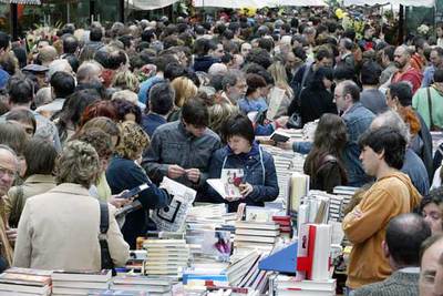 La Rambla, ayer por la mañana.
