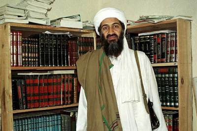 Bin Laden, durante una rueda de prensa celebrada en Afganistán en mayo de 1998.