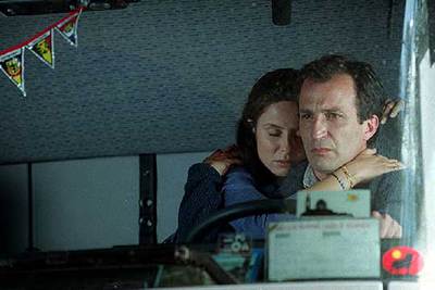 Aitana Sánchez-Gijón y Daniel Giménez Cacho, en  Celos. 