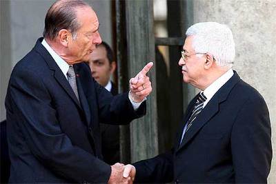 Chirac pide que se restauren las ayudas a los palestinos
