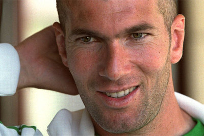 El jugador del Real Madrid Zinedine Zidane.