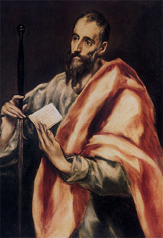  San Pablo,   de El Greco (Museo de El Greco de Toledo). 
