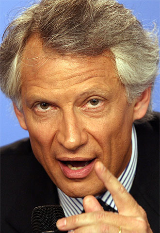 Dominique de Villepin.