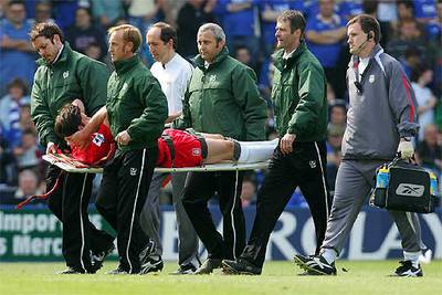 Lesión de tobillo de Xabi Alonso