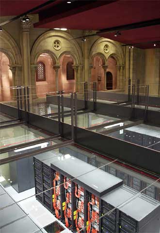 La supercomputadora Mare Nostrum.