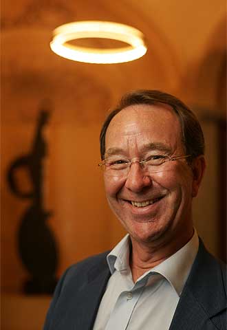 El historiador Ian Kershaw, ayer en Madrid.