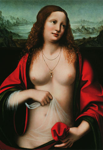 'María Magdalena', pintura atribuida a Leonardo Da Vinci.