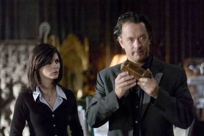 Tom Hanks y Audrey Tautou, en una imagen de  El código Da Vinci,  de Ron Howard.