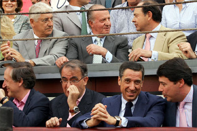 El rey, en los toros