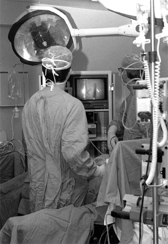 Quirófano de ginecología del hospital de Basurto (Vizcaya).