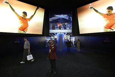 El espacio de Sony en la feria.