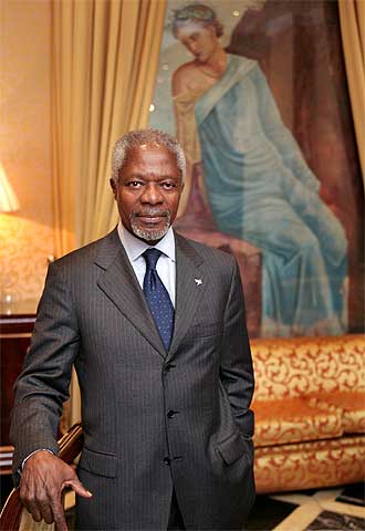 Kofi Annan, secretario general de la ONU.