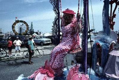 Una participante del  Mermaid Parade , el desfile de la Sirenita, que se celebra los veranos en la neoyorquina Coney Island (Estados Unidos).
