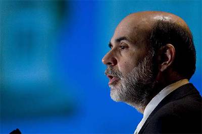 Ben Bernanke, presidente de la Reserva Federal de EE UU.