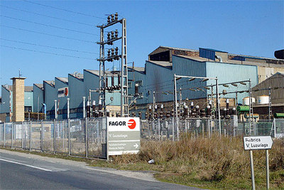 Fábrica de Fagor  Victorio Luzuriaga , en la localidad navarra de Tafalla.
