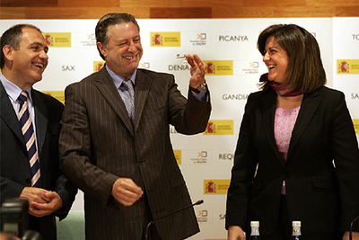 El delegado del Gobierno, Antoni Bernabé, Bresó y Trujillo, ayer en el Ayuntamiento de Torrent.