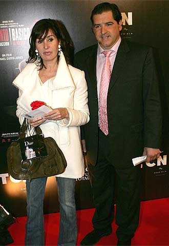 La pareja acude al estreno de la película  Instinto básico 2 .