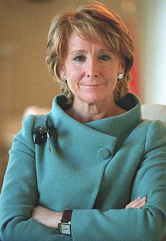 Esperanza Aguirre, presidenta de la Comunidad de Madrid.