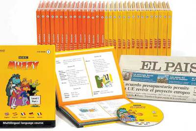 Primera entrega del libro, DVD y CD-ROM de  Muzzy. 