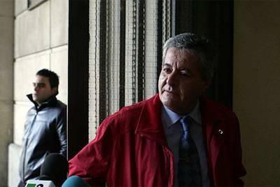 Francisco Gordo, denunciante del   caso Camas,   en una comparecencia en los juzgados.