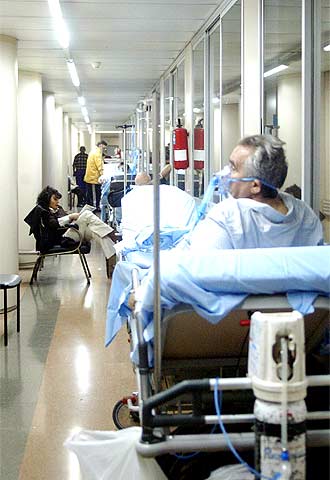 Servicio de urgencias del hospital Vall d'Hebrón.