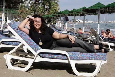 Sarah Romero, directora de La Flecha.net, en Marbella.