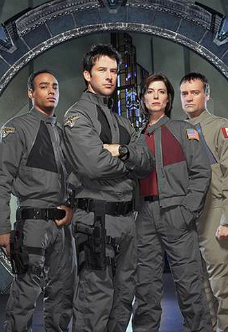 Los intérpretes de  Stargate Atlantis,  serie que estrena Sci Fi.