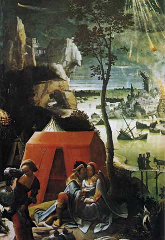  Lot y sus hijas,  de Leiden.