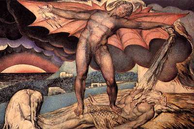 'Satán tentando a Job' (1923-1926), obra de William Blake.
