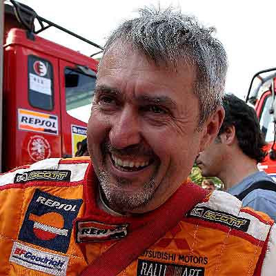 Henri Magne, en enero pasado, en el Rally Dakar.
