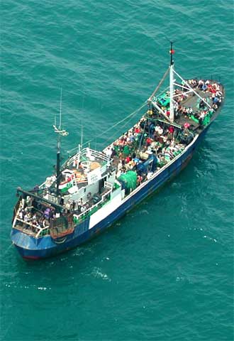 Imagen del  Annat TG-99  tomada ayer desde un helicóptero.