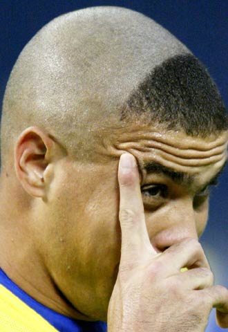 Ronaldo, en un partido del Mundial de 2002.