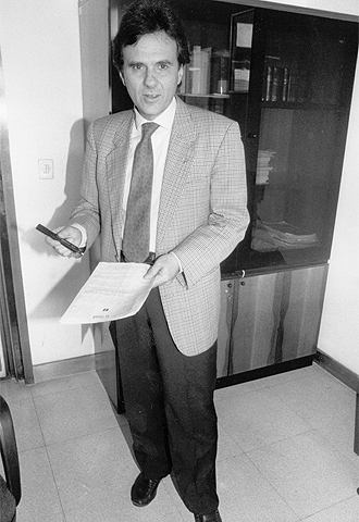 Cesare Martellino, magistrado y presidente de la CAF.