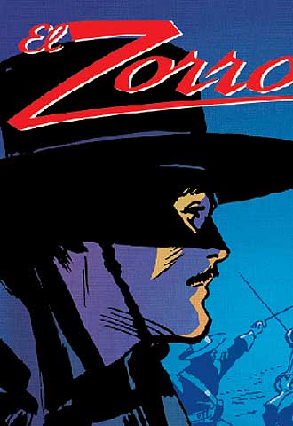 Dibujo de  El Zorro,  de Alex Toth.