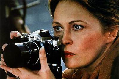 La actriz Faye Dunaway, en una foto de la serie 'Side 1', de Anne Collier.